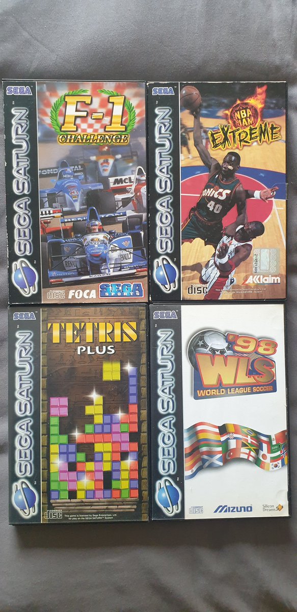 HowittSimon's tweet image. A few more pickups this month - have to say the Saturn is my favourite console to collect for at the moment partly because of the huge instruction manuals :)