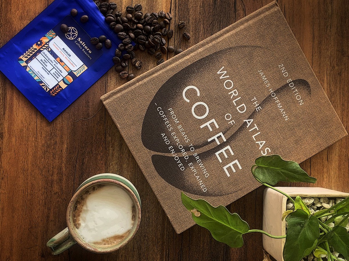 SaltoroCoffee's tweet photo. Coffee Lovers' Religious Script!
@jimseven can't wait to learn more and apply it in whatever little way we can.
#coffeeatlas #jameshoffman #indiancoffeeroasters https://t.co/elWdm1uwc9