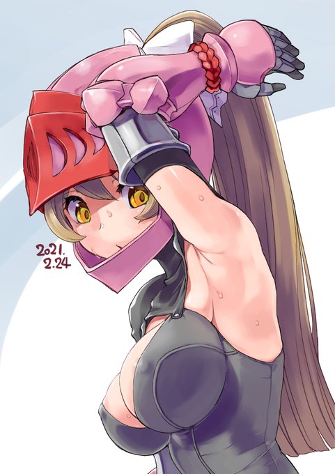 ベルニス腋わき
#アイギスお絵かき 