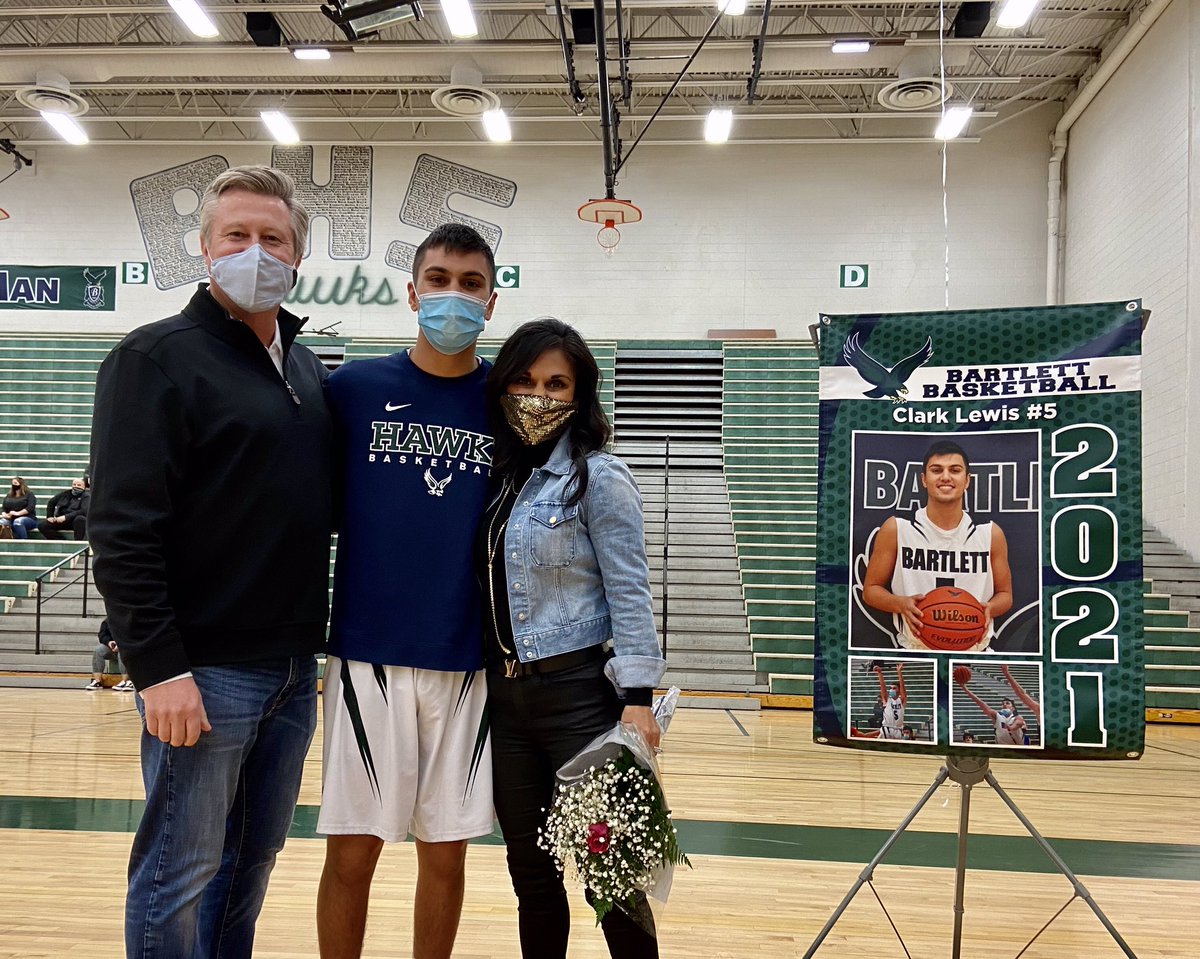 Great way to celebrate 16 years of playing basketball. Thank you BHS for recognizing the class of 2021! Congratulations Clark-we are so proud of you 💙💚<a href="/clewis1903/">Clark</a> <a href="/bsharmalewis/">Bhavna Sharma-Lewis</a> <a href="/sdu46/">School District U-46</a> <a href="/bhshawksbball/">Bartlett Hawks Boys Basketball</a> <a href="/BartlettHawksAD/">Jeff Bral</a> <a href="/MDemovsky/">Michael Demovsky</a> @TonySandersU46 <a href="/MLewis2318/">Max Lewis</a> <a href="/jameswolfsmith/">James wolfsmith</a>
