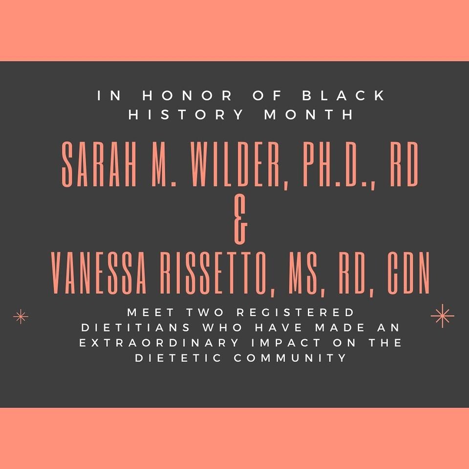 AdelphiNutriti1's tweet image. ✨In honor of Black History Month we wanted to feature these two extraordinary Registered Dietitians who have both triumphed in the nutrition field!✨ 
Sarah M. Wilder, PhD, RD &
Vanessa Rissetto, MS, RD, CDN
#adelphinutrition
#blackhistorymonth