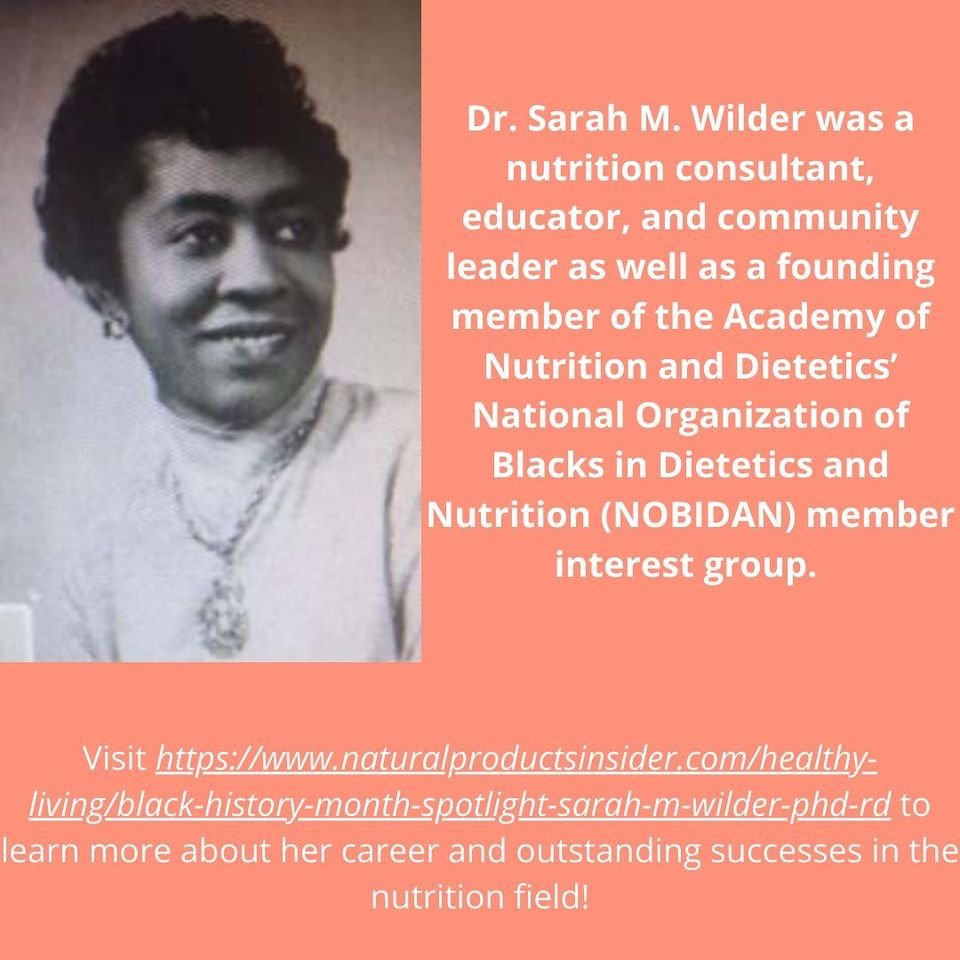 AdelphiNutriti1's tweet image. ✨In honor of Black History Month we wanted to feature these two extraordinary Registered Dietitians who have both triumphed in the nutrition field!✨ 
Sarah M. Wilder, PhD, RD &
Vanessa Rissetto, MS, RD, CDN
#adelphinutrition
#blackhistorymonth
