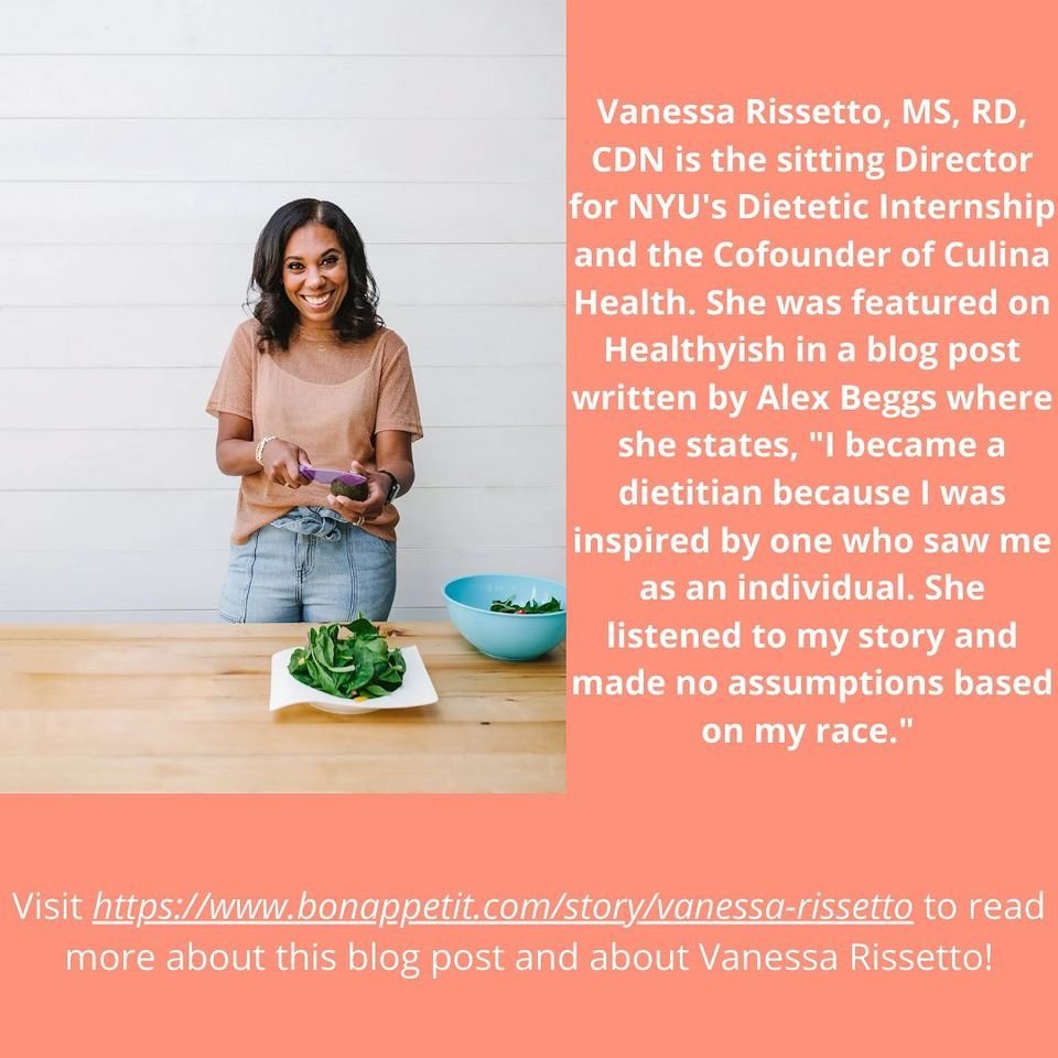 AdelphiNutriti1's tweet image. ✨In honor of Black History Month we wanted to feature these two extraordinary Registered Dietitians who have both triumphed in the nutrition field!✨ 
Sarah M. Wilder, PhD, RD &
Vanessa Rissetto, MS, RD, CDN
#adelphinutrition
#blackhistorymonth