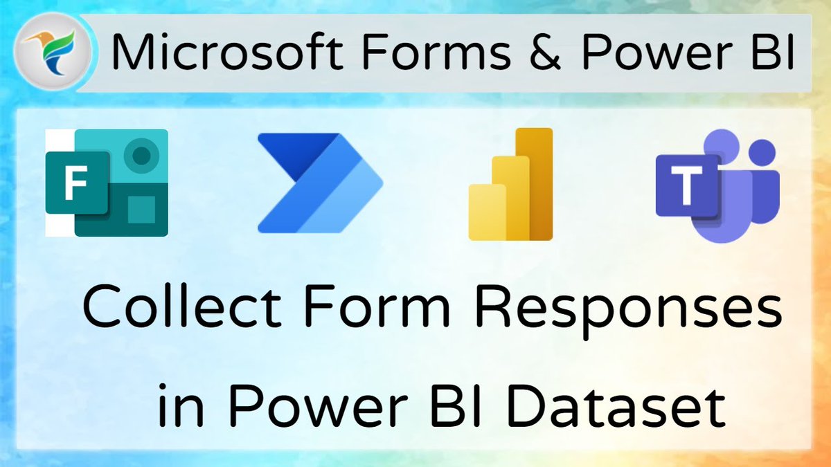 Kea_Point's tweet photo. In this step-by-step tutorial video, I walk through how to automatically import Microsoft Forms responses into Power BI report using power automate flow and integration with teams.

Watch Now: https://t.co/VXp7osNvE3 https://t.co/4T9TKWVZlz