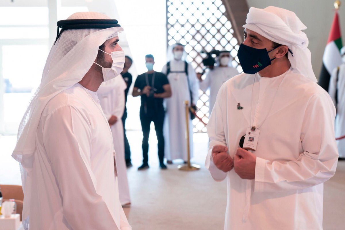 HamdanMohammed's tweet photo. Under the chairmanship of @HHShkMohd and @MohamedBinZayed, I took part in a gov’t retreat to plan the UAE's path towards more achievements over the next 50 years. Our forward-thinking leadership's vision to take charge of the future has unlocked the UAE’s boundless ambition. https://t.co/BJWd1dOa3q