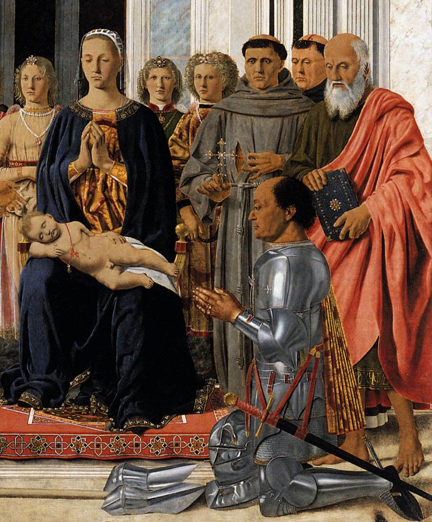 BiancoCritico's tweet photo. #BCarte mercoledì🔹tavole

➡️ La #PaladiBrera di #PierodellaFrancesca (1472), opera emblematica del '400: #Ragghianti comprese per primo che l'architettura dipinta proseguiva, così da accentuare la prospettiva verso i simboli sacri (la Vergine, la conchiglia e l'uovo)
@museobrera https://t.co/HaEwMMn5L2
