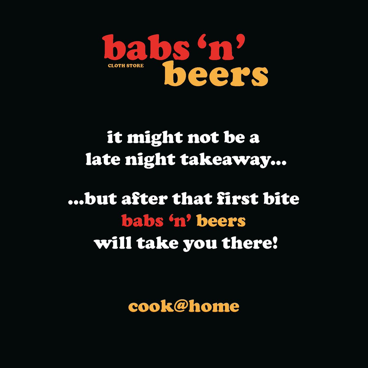 ClothStore81's tweet image. CS.81 / BABS ’N’ BEERS Cook @ Home Friday.
GO GET YOURS! Order via link in bio. 
Beer bundles to accompany your BABS ’N’ BEERS night in. Everything you need for your authentic Friday Flavas! 
Pre-order before Thursday by 11am (25.02.21) for delivery on Friday (26.02.21)