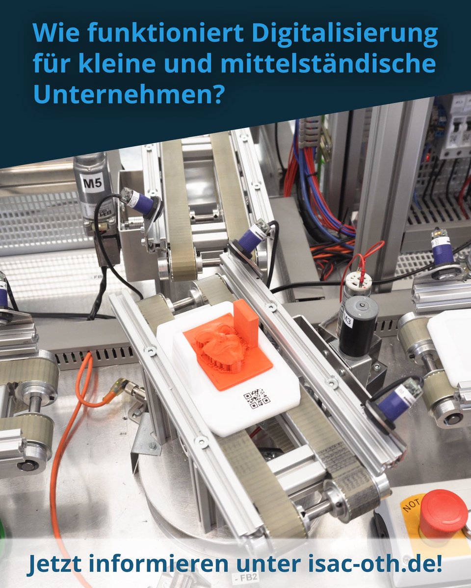 Genau mit dieser Frage beschäftigt sich das Forschungsprojekt ISAC@OTH-AW und versucht Wege aufzuzeigen wie sich ein innovatives Industrie 4.0 Umfeld realisieren lässt.

Mehr Infos unter isac-oth.de

#industrie40 #forschungsprojekt #newtechnology #innovation #zukunft