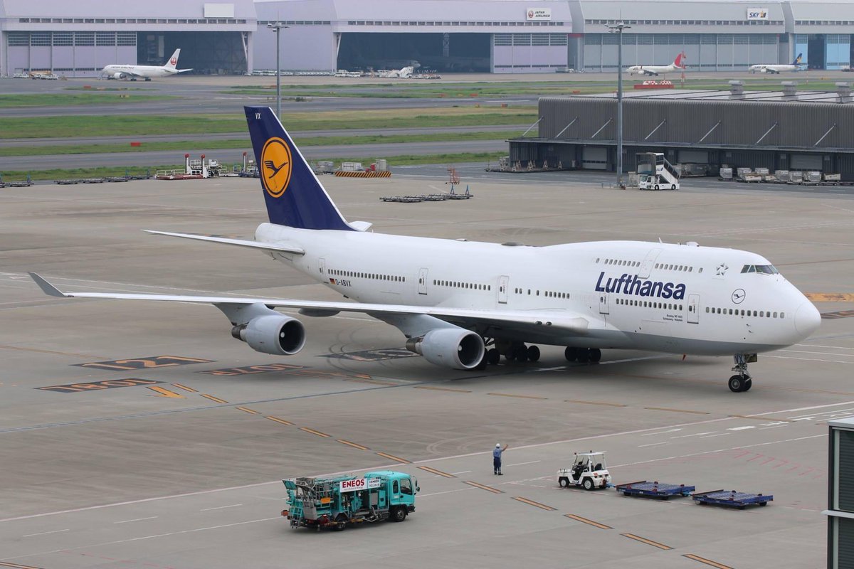 #Lufthansa
ルフトハンザドイツ航空🇩🇪
LH716便 フランクフルト→東京/羽田
ボーイング747-400 (D-ABVX)
愛称
