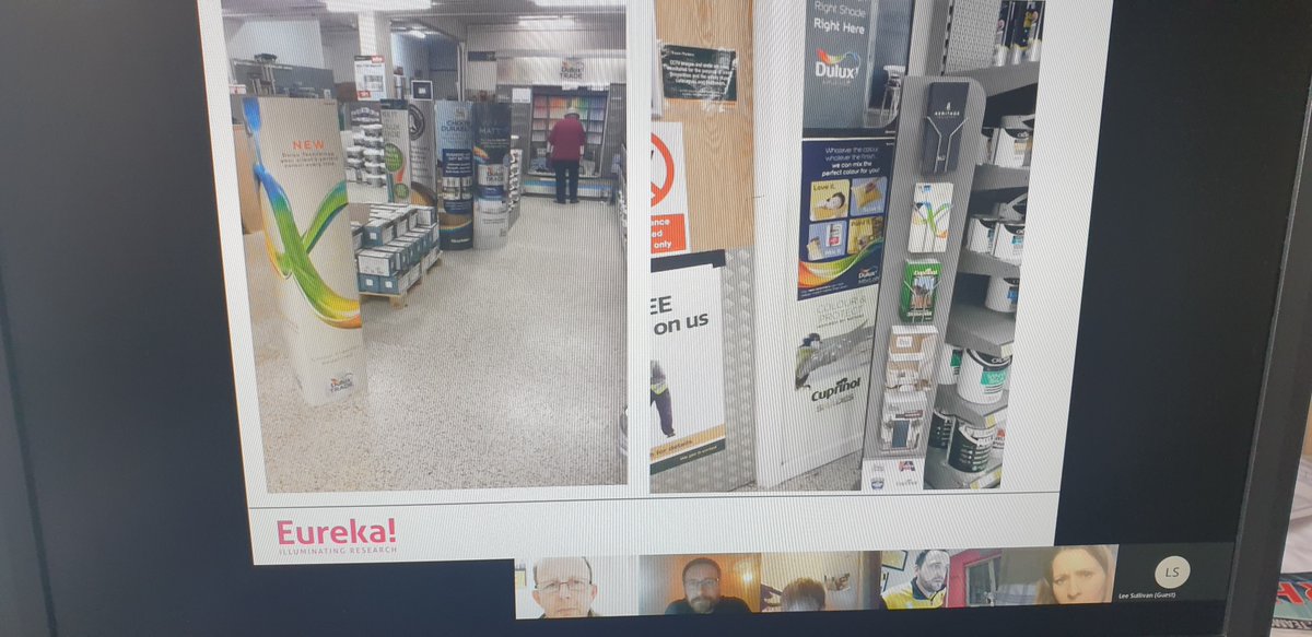 A first for us this week - conducting qualitative research   with the painting and decorator trade.  We used instore and merchant photography to recreate a walkthrough experience, which worked brilliantly <a href="/democracyagency/">Democracy</a>