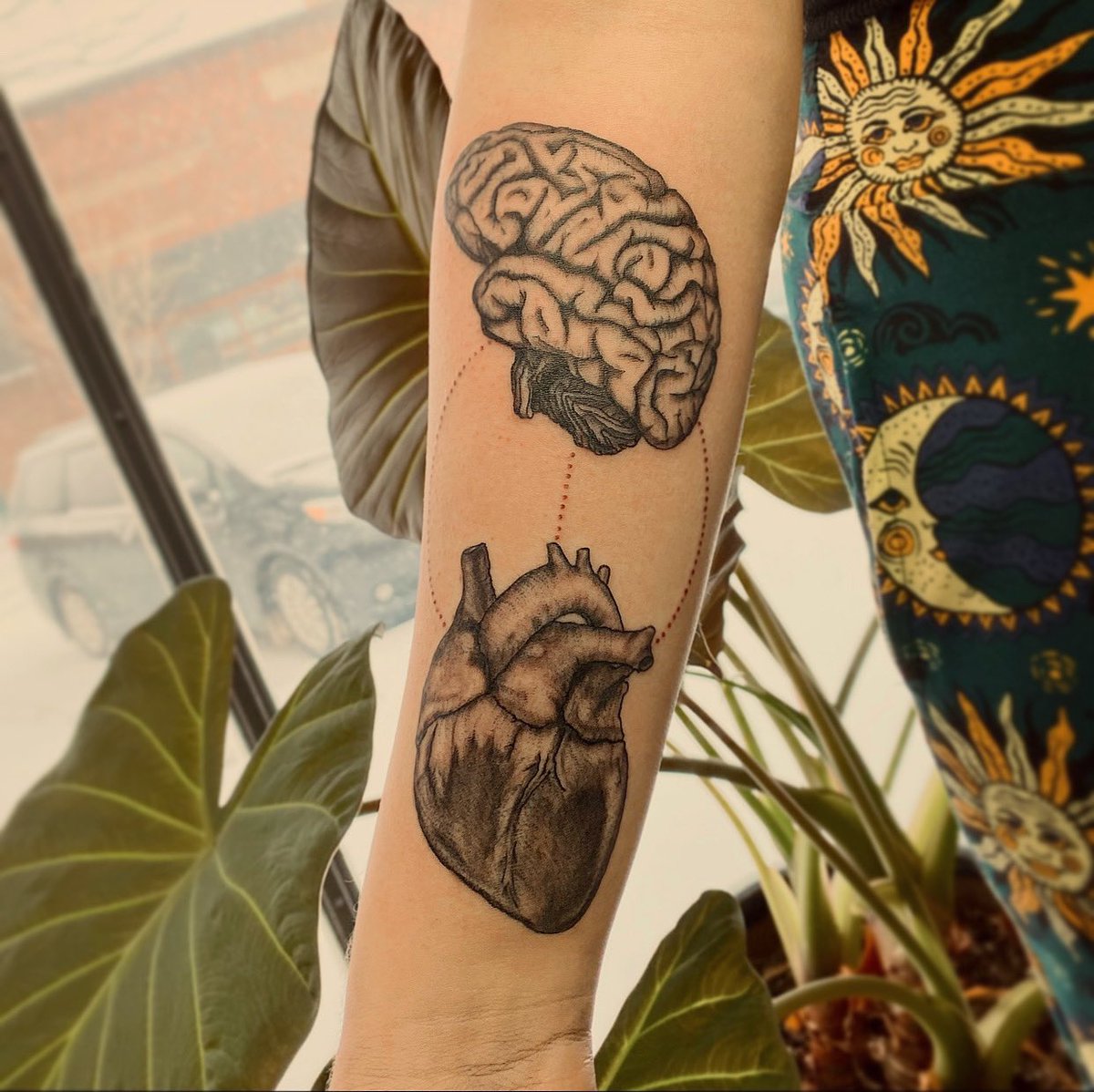 Heart Brain Tattoo Stock Illustrations – 114 Heart Brain Tattoo Stock  Illustrations, Vectors & Clipart - Dreamstime