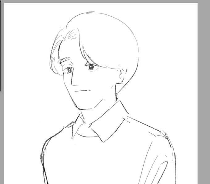 立ち絵練習してたら空も飛べるはずのたややになってた 