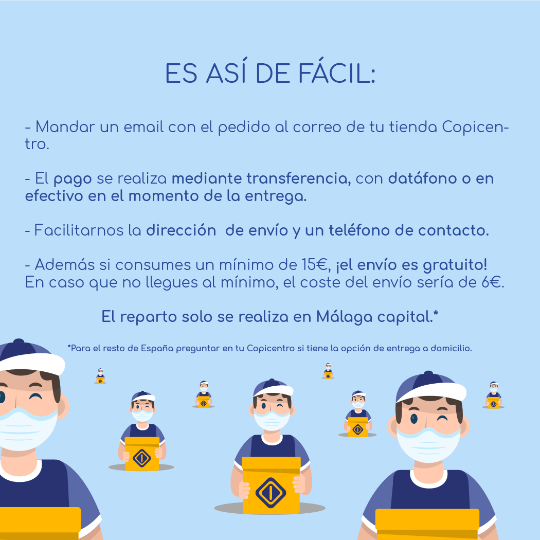 copicentro's tweet photo. Seguimos con los envíos a domicilio para dar el mejor servicio y que podáis seguir con vuestras tareas diarias.
#envíoadomicilio #domicilio #homeoffice #copicentro #reparto https://t.co/XPTPKkM4Ho