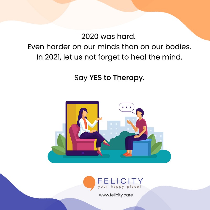 CareFelicity's tweet photo. It's time to take charge of your mental health Don't suffer in silence!

Online counselling sessions with best-in-class-psychologists starting INR 999 only. Anytime-anywhere-any device!

Visit https://t.co/7gxpEtT1BR or call/message/Whatsapp at +91 87641 52996 for more details.