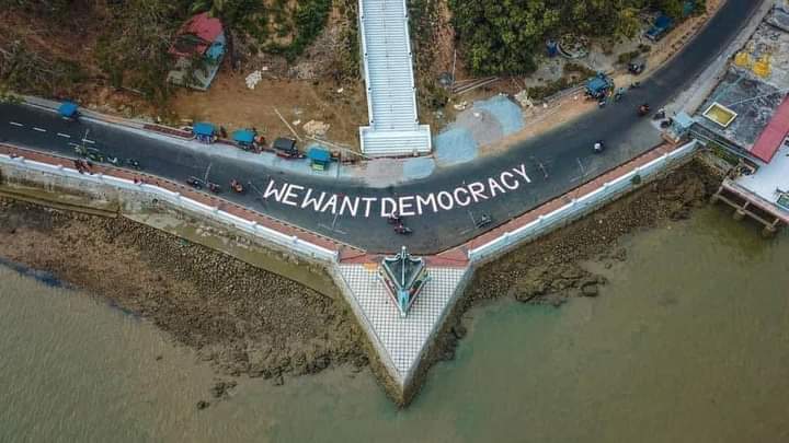 MYANMAR NEEDS DEMOCRACY 

#feb17coup
#SaveMyanmarDemocracy 
#AgainstMyanmarMilitaryCoup