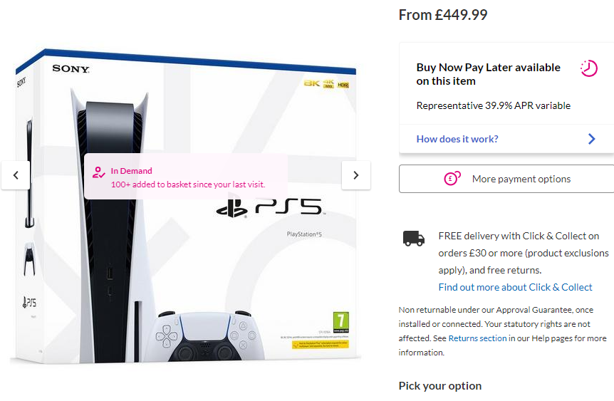 PS5 UK STOCK ALERTS tweet media