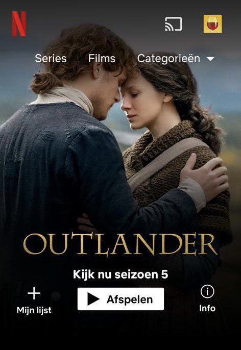 Pien_DePonti's tweet photo. @Outlander_STARZ Yay!!Season five is online on Netflix in Holland 🙌🏻I think my 3 boys have to entertain themselves for a little while 😁.. #holidaypresent #outlander https://t.co/tBvO0NiLNJ