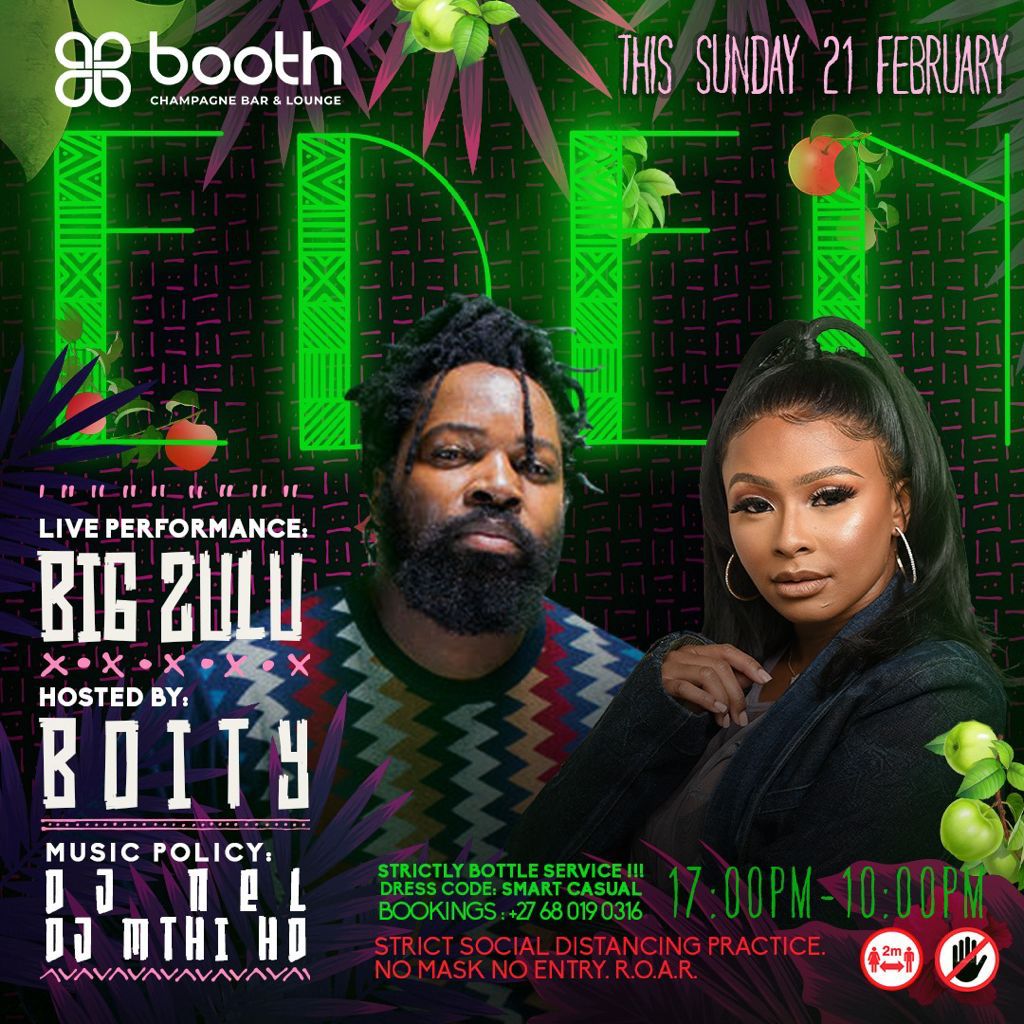 siikhonak's tweet photo. THIS SUNDAY at the garden of #Eden we're bringing you #JungleFever for the #Rebooth of Booth Sandton ππ₯π₯. https://t.co/8aAIlxp9sE