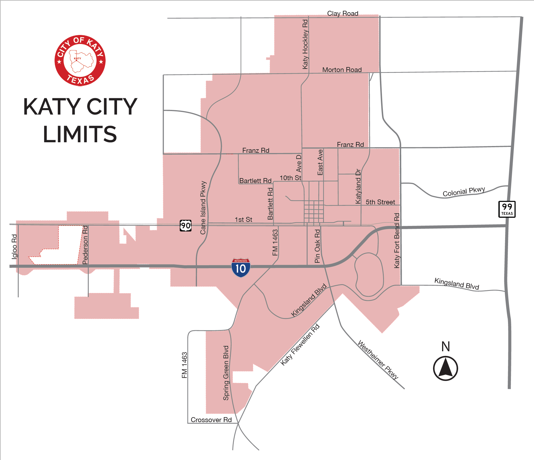 City Of Katy Map City Of Katy On Twitter: "Official Press Release - Boil Water Notice In  Effect For The City Of Katy. See Attached Press Release And Map Of Katy City  Limits. Https://T.co/Hqxhhjgpbd" / Twitter