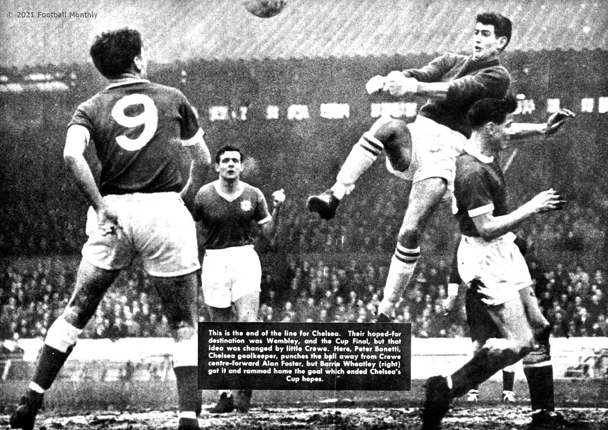 Shock #CFC  1 - 2 #CreweAlexandra FA Cup 3rd Round 1961. One of Crewe's greatest footballing moments