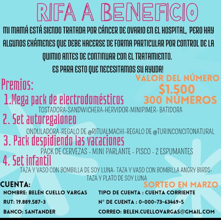 RT Por favor <a href="/marceloroldancl/">Marcelo Roldan</a> 
<a href="/Clara_Bella_/">Clara Bella la Bella</a> 
<a href="/FELIPEIZQUIERDO/">felipeizquierdo</a> <a href="/marcelamacayare/">#LeyRicarte@marcelam</a> <a href="/produc_orion/">producciones orion</a> <a href="/susavif/">ssuu</a>