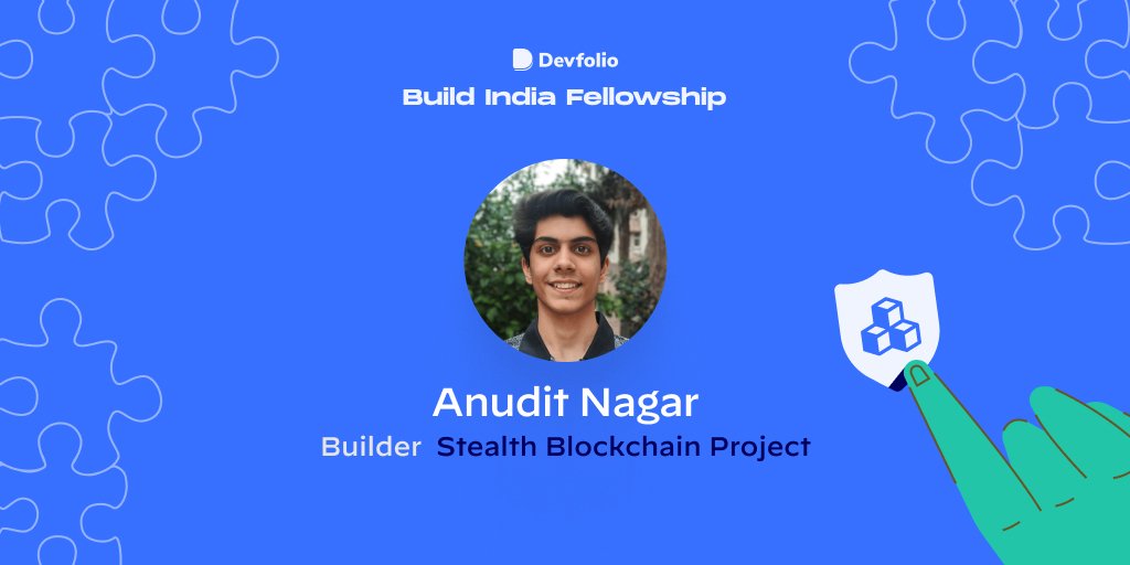 Announcing the 1st batch of Build India Fellows🇮🇳

Things they are working on👇

⚡ Open Source Cloud Based Cache Management Tool
🎥 <a href="/figmadesign/">figmadesign</a> for Video
🌐 Shopify for 🇮🇳 Service Businesses
🤫 A Blockchain Project in Stealth

Read More👉devfolio.co/blog/first-bif…