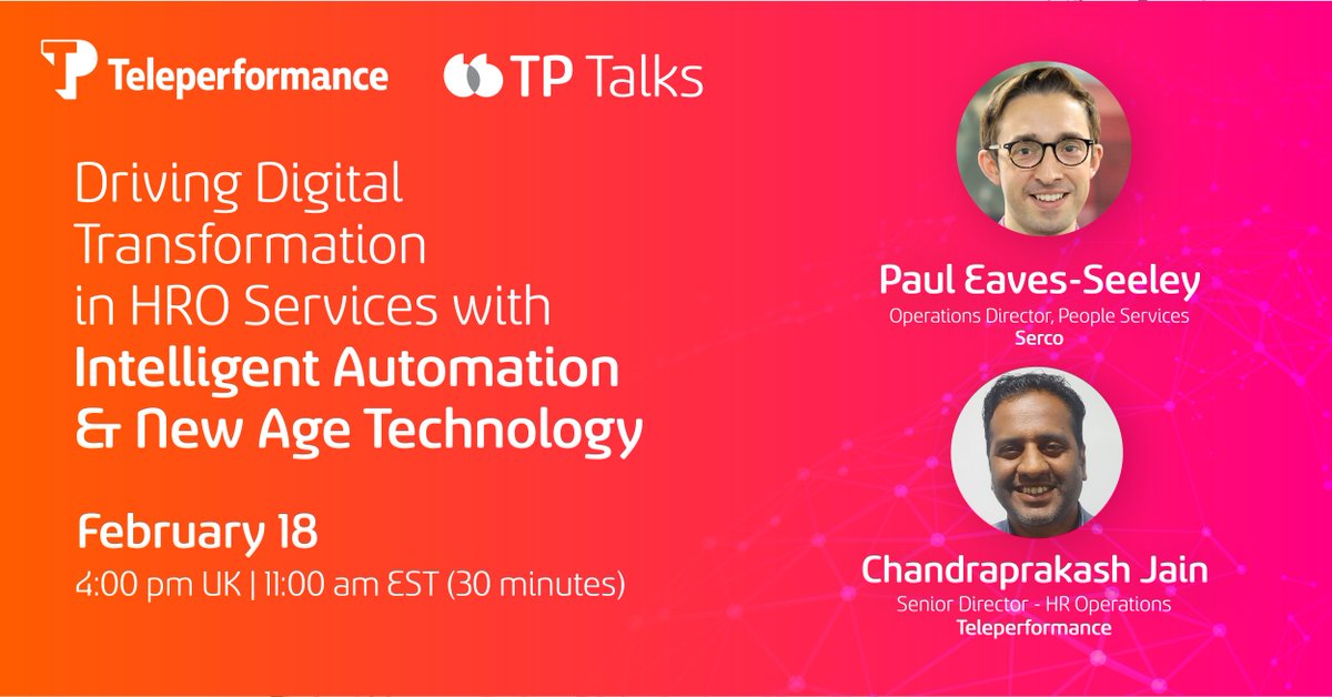 TPIndiaOfficial's tweet image. Robotic Process Automation, AI, cognitive processing, embedded analytics, and mobile technology are changing the way people programs work.
Learn more in our TP Talks session on February 18, 9:30PM IST. Don't miss it! Register here: bit.ly/3qerlPY

#TPTalks