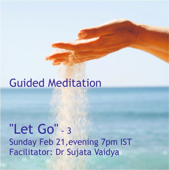 Good Health is when we carry less burdens.... Come join Guided Meditation to "Let Go".
Register us02web.zoom.us/meeting/regist…