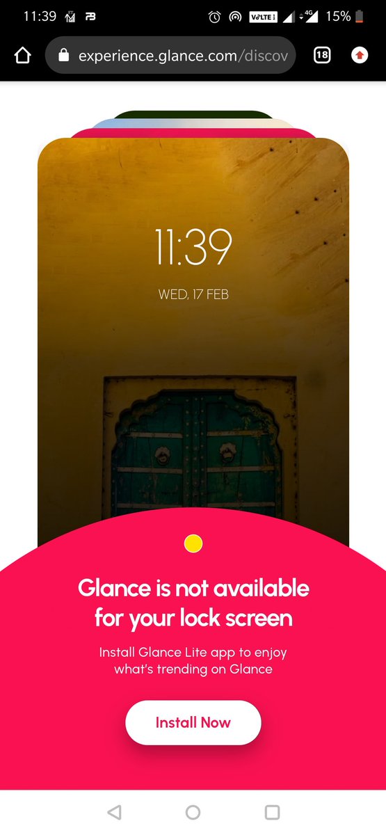 shailen13's tweet photo. @glancescreen I see the ad and when went to the landing page. It says not available.
Suggestion : Put some mobile device targeting on the advertising platform. It will save some money. https://t.co/y2KwhdXw64