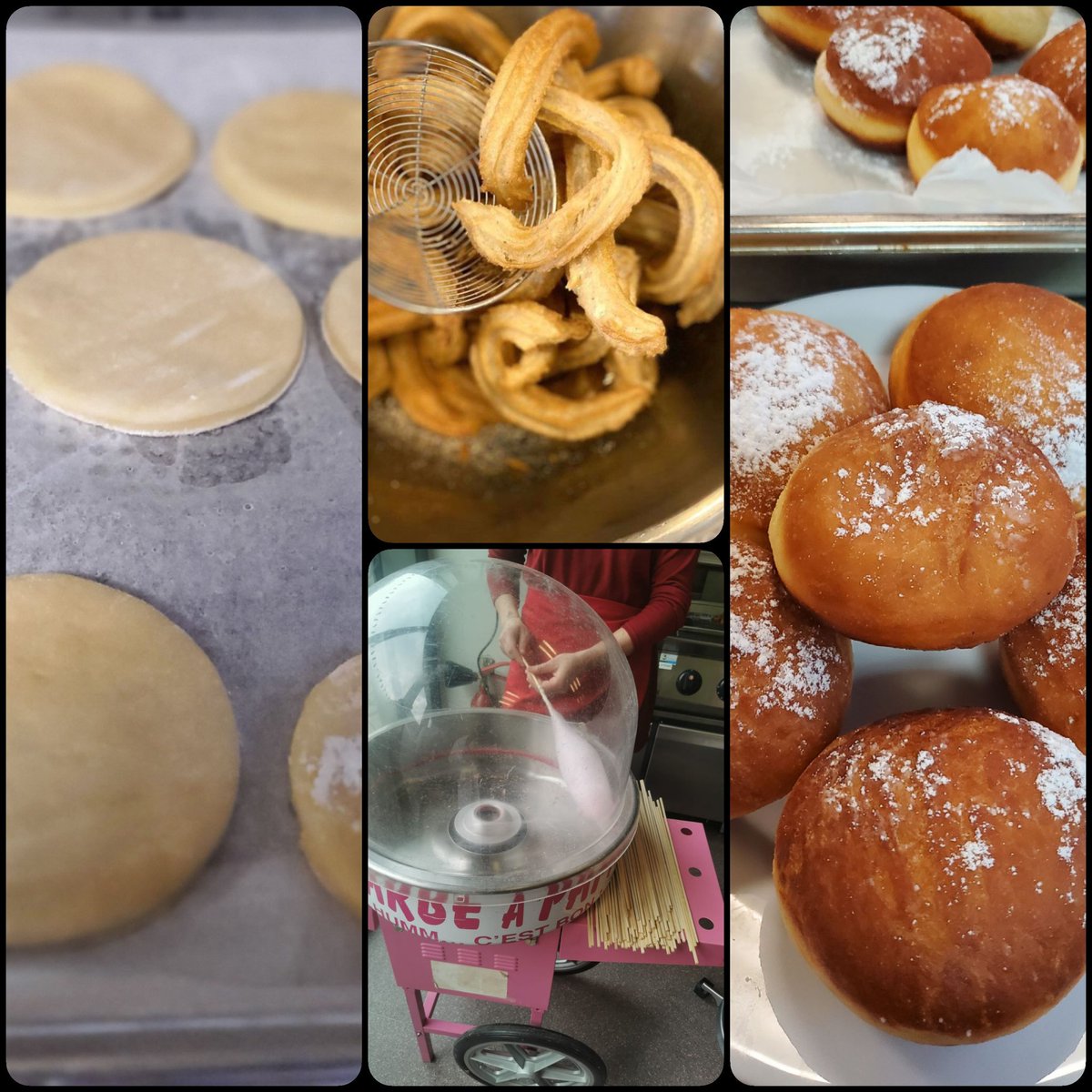 Mardi Gras, une belle occasion pour les chefs @Elior_France #medicosocial IDF de préparer des beignets, des churros et même de sortir la machine à barbe à papa. Un moment de gourmandise pour  nos convives #MardiGras #fierdemesequipes