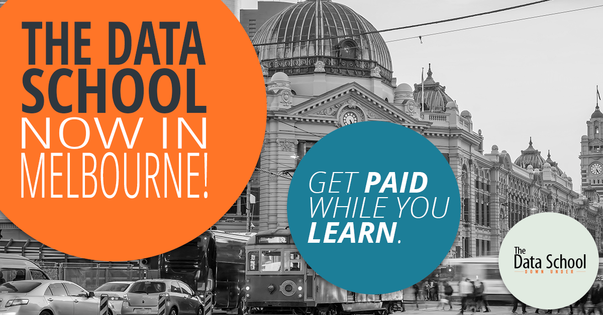 Exciting news!!

The Data School is now in Melbourne!

Apply now for the June intake and become a top data analyst and consultant!

ow.ly/7Xae50CsWVQ

#Tableau #Alteryx #Data #Dataanalytics #Analytics #Datavisualisation