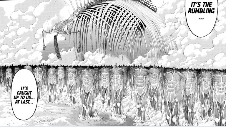 rumbling ini dilakukan dgn tujuan melahirkan 'kehidupan baru'. Sama seperti nama si makhluk 'LIFE' yg erat dgn 'KEHIDUPAN'. Ini masih sekedar teori cocoklogi ya, karena alasan dibalik rumbling yg dilakukan Eren masih belum sepenuhnya dibongkar oleh Isayama selain yg ada di manga.