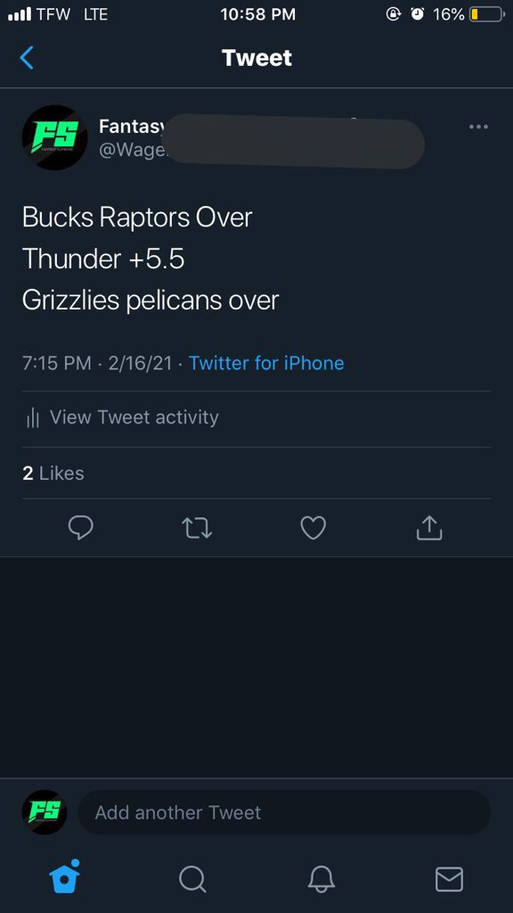 SupremeCapping's tweet image. BUCKS RAPTORS OVER💵✅
GRIZZLIES PELICANS OVER💵✅

———-&amp;gt;

#GamblingTwitter #Fanduel