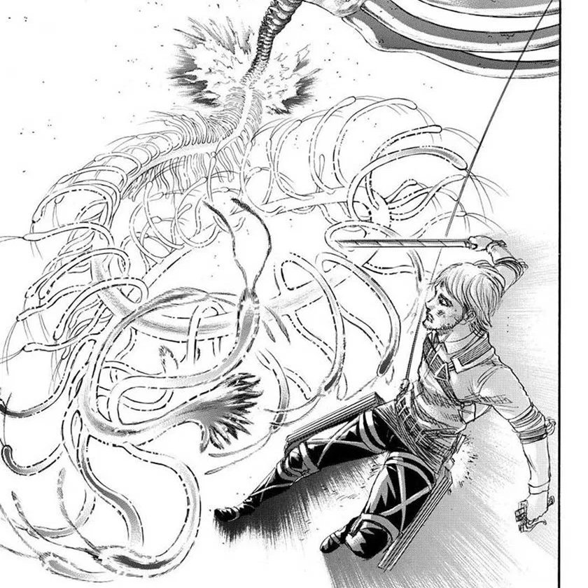 Ada satu fakta mengenai Hallucigenia. Di awal penemuan fosilnya, hewan ini tidak terdeteksi bagian kepalanya. Butuh waktu puluhan tahun bagi para ilmuwan untuk menemukan bagian kepala dari makhluk ini. Sama seperti Eren yg identik dgn kepala.You know lah, exactly what I mean.