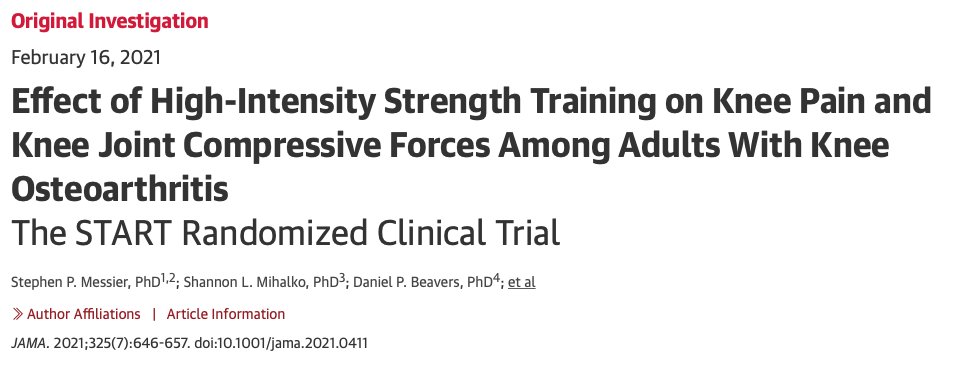 1/8 Reflections on the recent trial from Messier et al (a short thread) – especially on their ”attention control”-group. This is an amazing trial for many reason – suspect this will be top 5 most important papers of 2021. Link to paper  https://bit.ly/3dltwO8&nbsp;