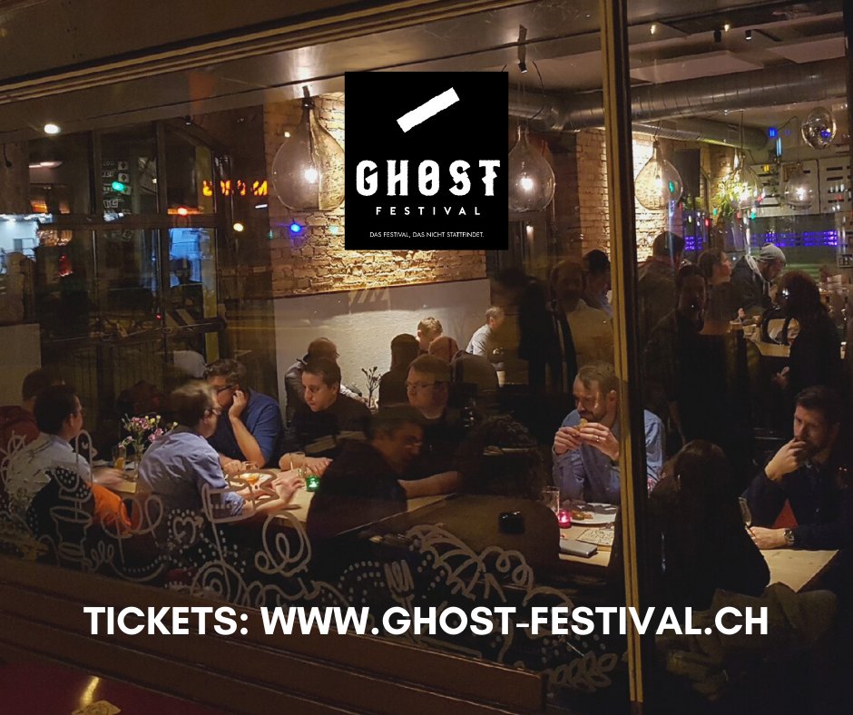 We bought tickets to the Ghost Festival. An event we will not attend as a team this year. Join us in non-attendance with your company or team and get your ticket here: ghost-festival.ch #ghostfestival2021 #covidteamevent #schaltstelleevent