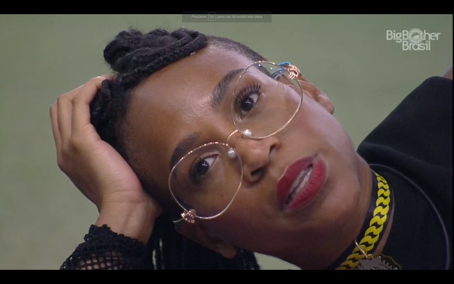 ZAMENZA's tweet image. "Relaxa que agora não tem mais o Nego Di." (Karol)
"Não, ele não é o problema todo não. Ele é apenas um pedaço." (Juliette) #BBB21