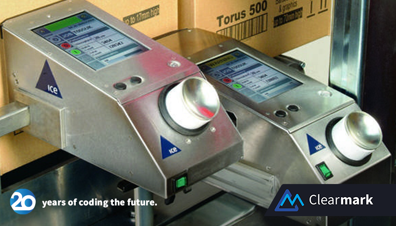 clearmarkcoding's tweet image. 2003 - Sees the launch of the original ICE Torus #casecoder, the R&D team designed this case coder with a patented ink reclaim system, that economically #recycles wasted ink, for perfect print on porous substrates. Learn more about the ICE Torus range > bit.ly/3qf8BiS