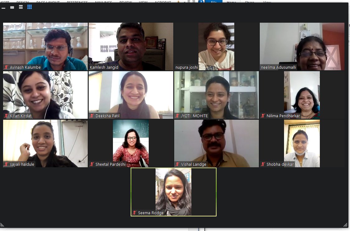 jangidk_'s tweet photo. No better reward to teaching than happy students after exam is over! Makes you feel content! @_SPPU @UnivOfPune @NCMR_Pune @DBT_NCCS_Pune #phdcoursework #TeachingFeeling https://t.co/9Wy7hDE4cm