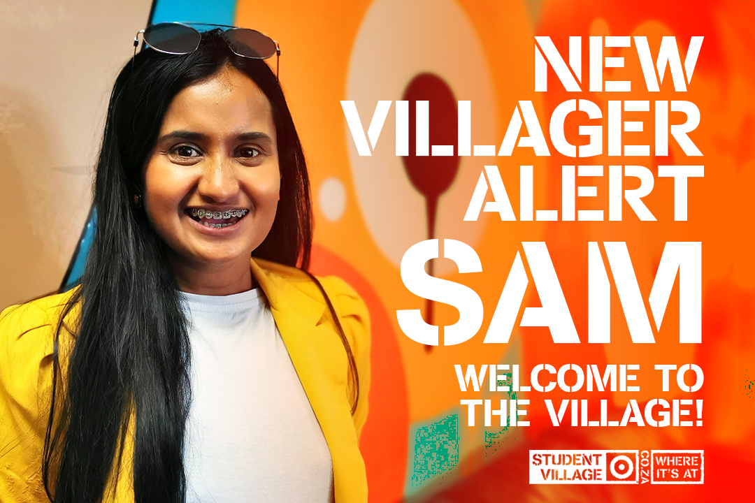 Help us welcome our newest Villager Sam!