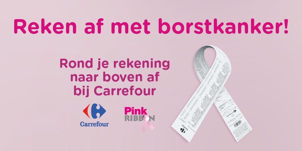 PinkRibbonBE's tweet image. Ook een #BreastFriend worden? Reken af met #borstkanker! Héél februari kan je je aankopen bij #Carrefour naar boven afronden om zo af te rekenen met borstkanker. Wat staat er op jouw boodschappenlijstje?