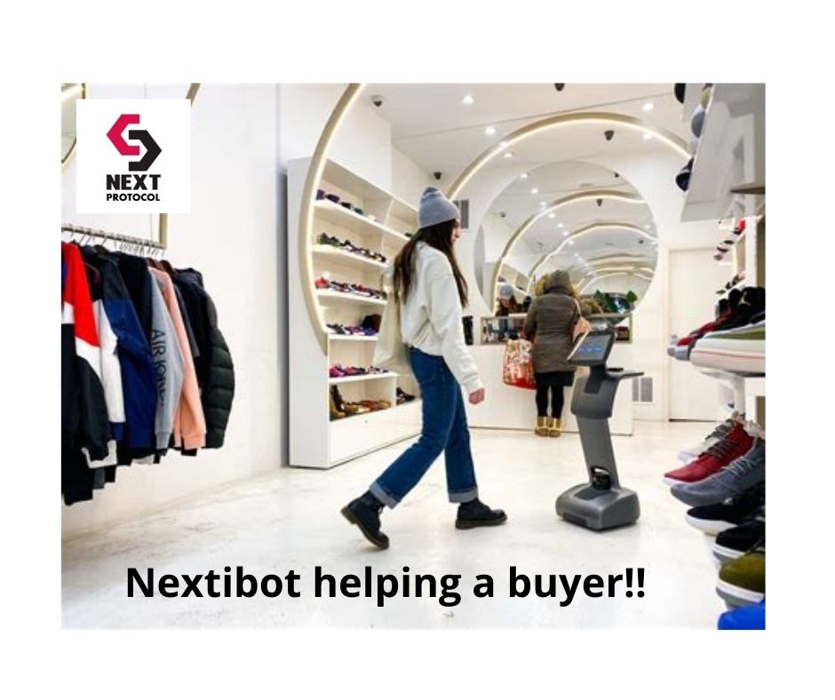 ProtocolNext's tweet image. Nextibot is helping a buyer. #Greetibot #nextibot #robotokens #NextProtocol #TokenSale #deliveryBot #blockchain #steribot #Etehreum #AssetToken #Defi #DistributedLedger #Carryibot