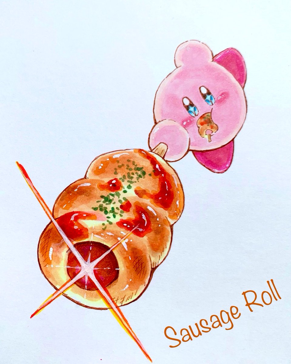 カービィ「うぃんなーーぱーーーん!!
#カービィ #イラスト #コピック #kirby #」|あらもん@カービィのイラスト