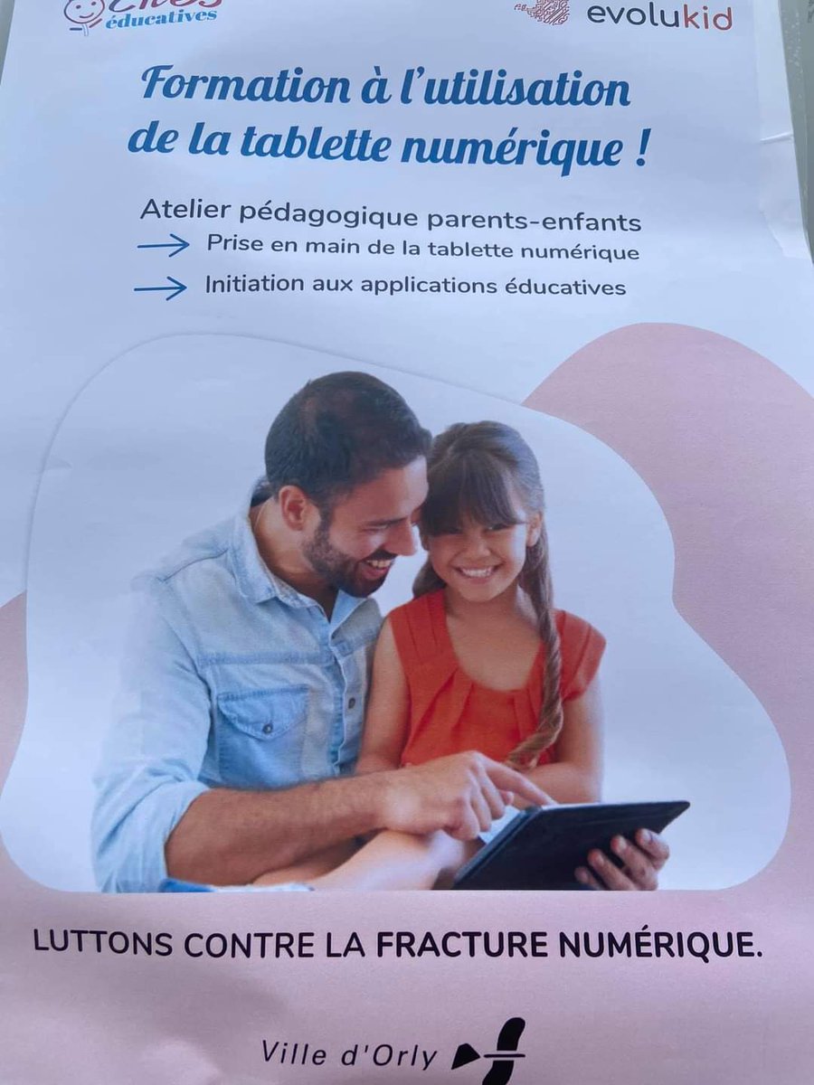500 000 decrocheurs suite au 1er CONFINEMENT. Avec un taux largement supérieur en #QPV. C'est ÉNORME ! 
Depuis lundi <a href="/evolukid/">Evolukid</a> forme 100 parents et enfants à l'usage de la tablette numérique et l'utilisation d'applications éducatives comme #pronote
<a href="/jmblanquer/">Jean-Michel Blanquer</a>
<a href="/NadiaHAI78/">Nadia HAI</a>