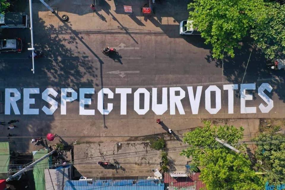 #WeWantDemocracy 
#SaveMyanmar 
#RespectOurVotes