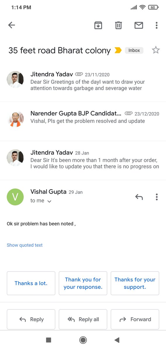 AhirjeetuYadav's tweet photo. Dear Sir @_NarenderBJP , when I can expect an action from your side on a complaint, it is more than 2 months have been passed. @cmohry @MCF_Faridabad https://t.co/APN8dNUikw