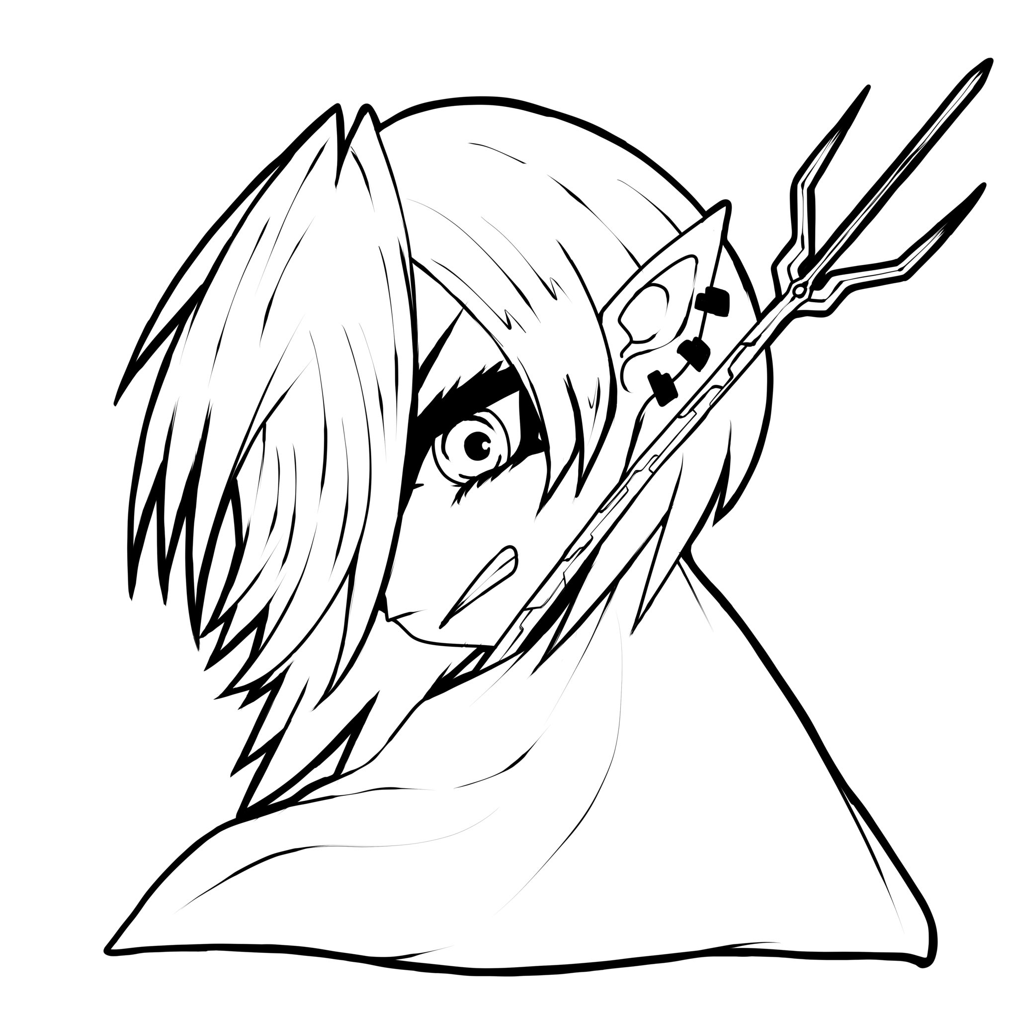 Inazuki いななん コトダマンってゲームに出てきそうなキャラを描いてみた 色塗りしてくれたら嬉しいかも コトダマン イラスト キャラデザイン フリー線画 イラスト好きさんと繋がりたい T Co Eea0xe1erl Twitter