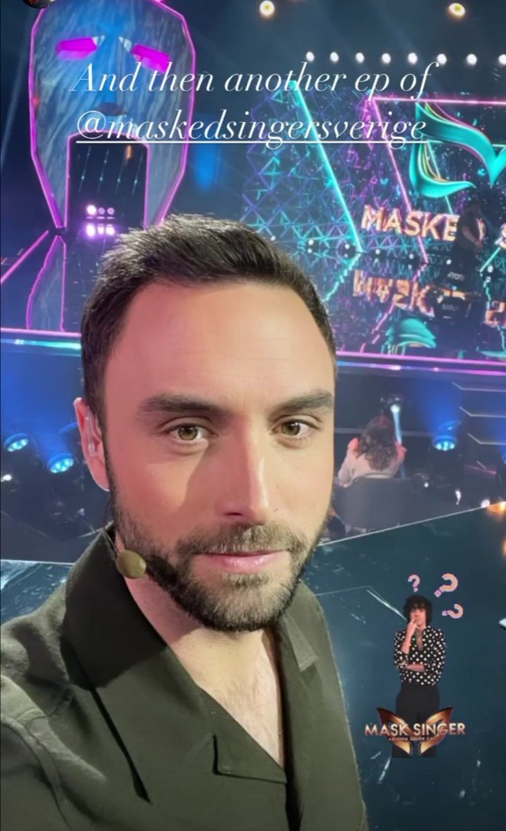 scandipop's tweet photo. Måns Zelmerlöw did it all yesterday.

✅ Commit to fettisdag
✅ Record new music 
✅ Film more of The Masked Singer https://t.co/G87VlH2yp7