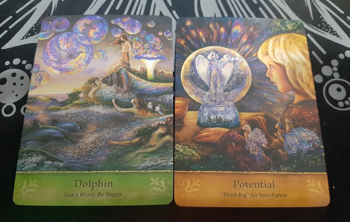 sunwheelmagic's tweet image. These two cards have been following me since yesterday from my card pull shuffling so I asked again any advice for March and they still appeared. I guess I do not have to worry much now.
