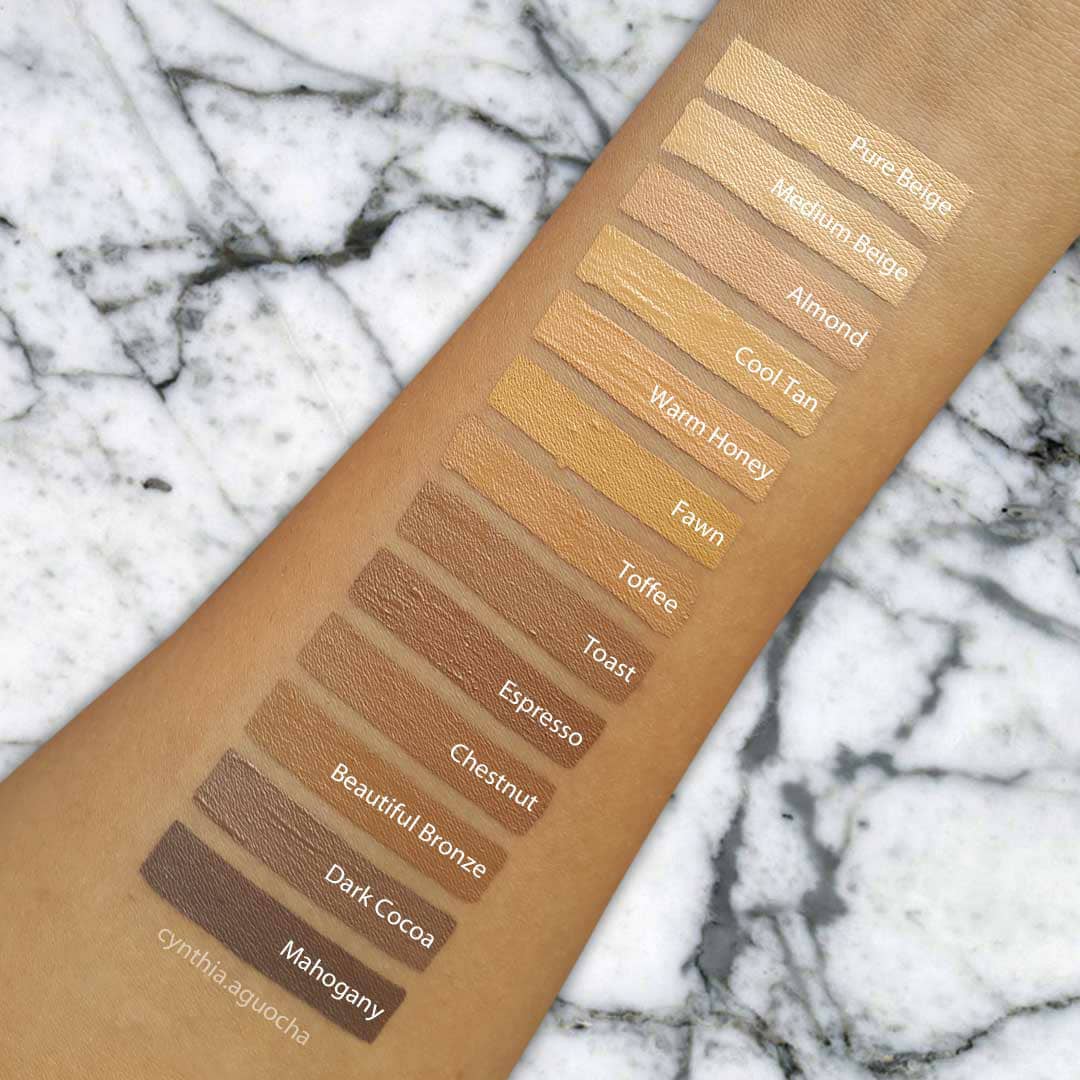 💄Dollhouse💄 "Elf hydrating concealer available in rich cocoa and deep caramel. La girl pro concealer available in toast, warm honey, fawn, toffee and chestnut.😁😁😁😁 https://t.co/iNtOw7Ug7c" /